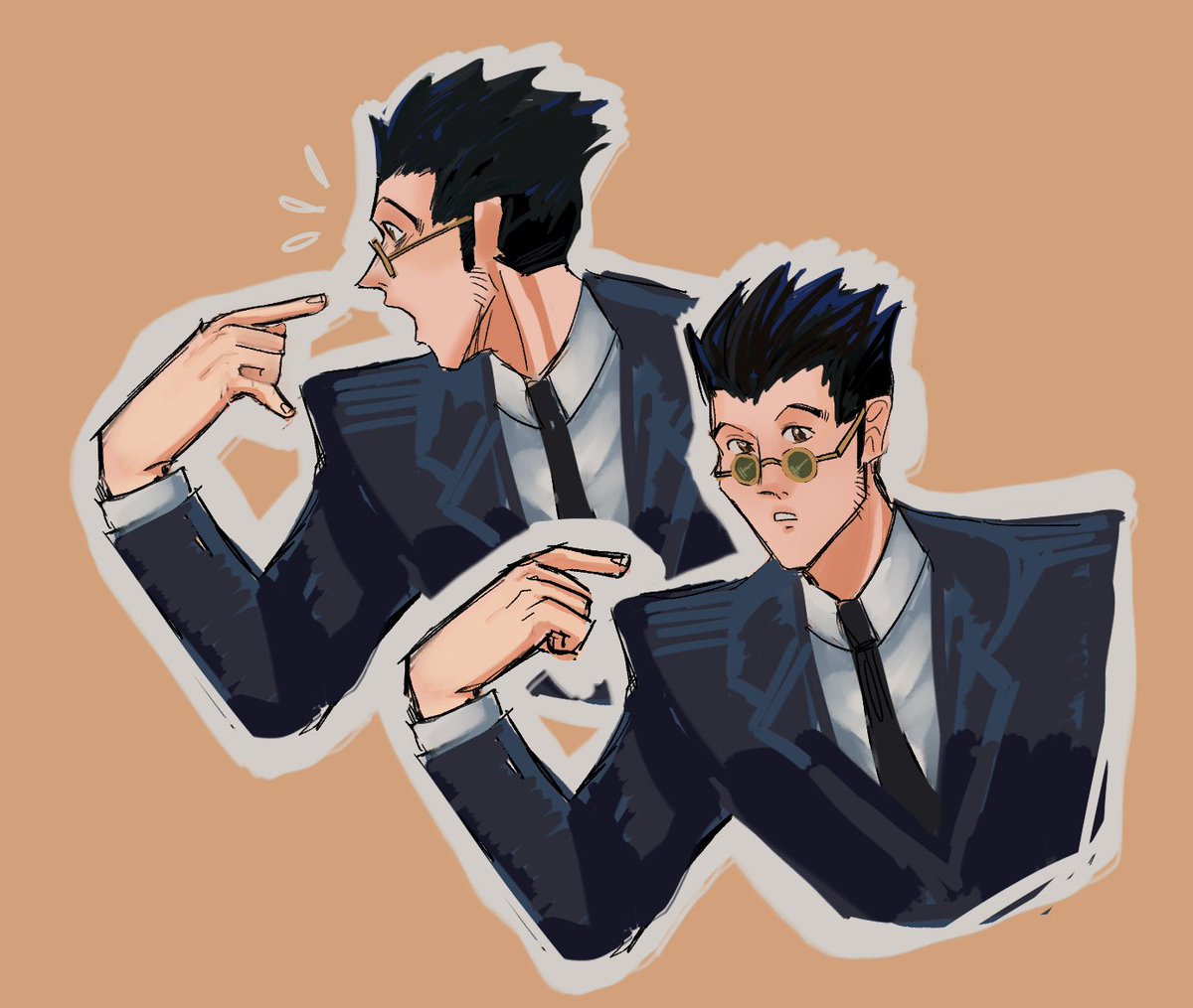 「So thoughts on stage play #leorio ? I pe」|☎️のイラスト