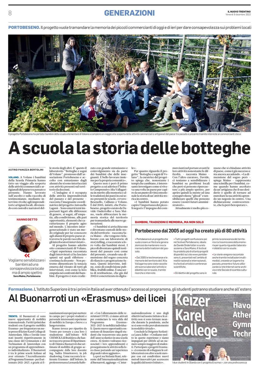 portobeseno's tweet photo. #laboratorio raccolta e rielaborazione della memoria orale di imprenditori e artisti.
#microstorie #commercio #portobeseno #mappasonora #archivioaudio
Botteghe e sogni di Volano 2022
https://t.co/vmpZBx9gqE
Folgaria - La Montagna Sognatahttps://www.portobeseno.it/blog/?p=9927 https://t.co/N4aqrmbviF