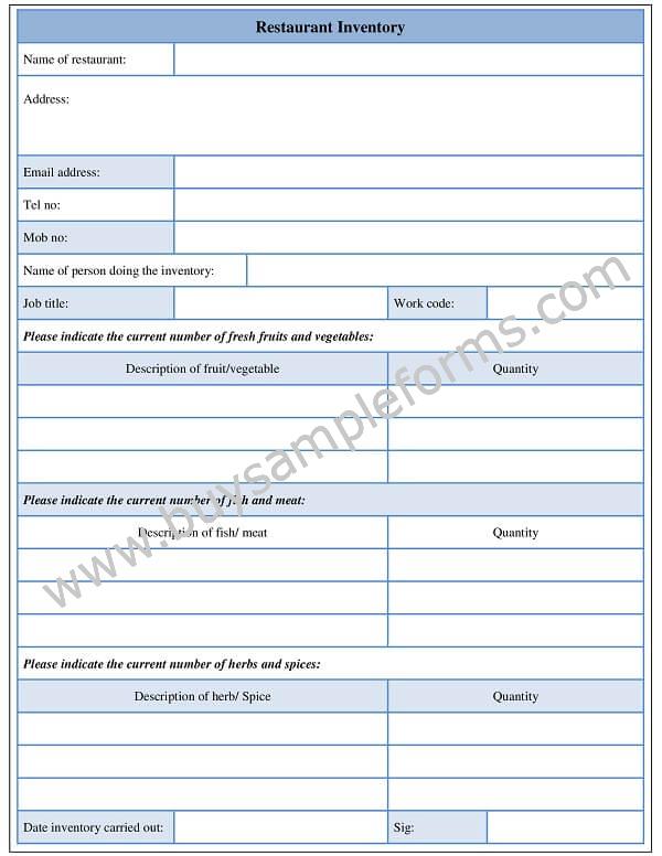 sampleforms's tweet image. Restaurant Inventory Form Template, Sample, Example

buysampleforms.com/restaurant-inv…

The restaurant inventory form template is available in Word format and PDF. Use our restaurant inventory template to keep track of your inventory status.

#FormTemplate #InventoryForm