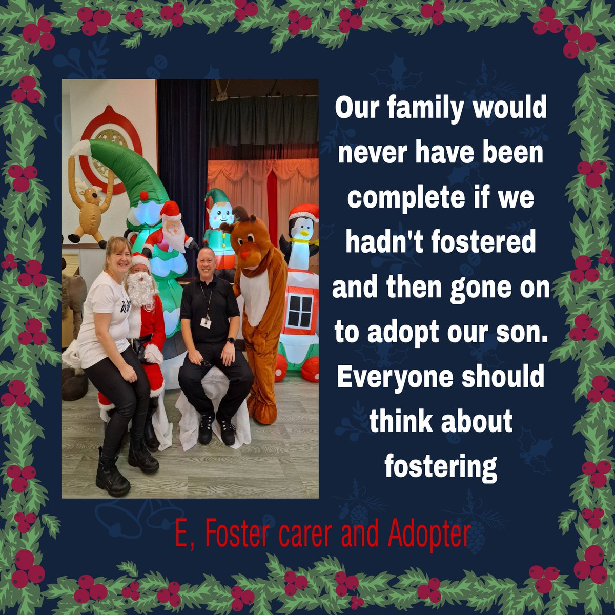 NA_FosterAdopt's tweet photo. Day 14 Families for Children Advent
If you want to make a difference to a child's life, message and ask us about fostering or adoption. #foster, #adopt,#children, #northayrshire,#youjusthaventmetmeyet https://t.co/1tXzlbr12P