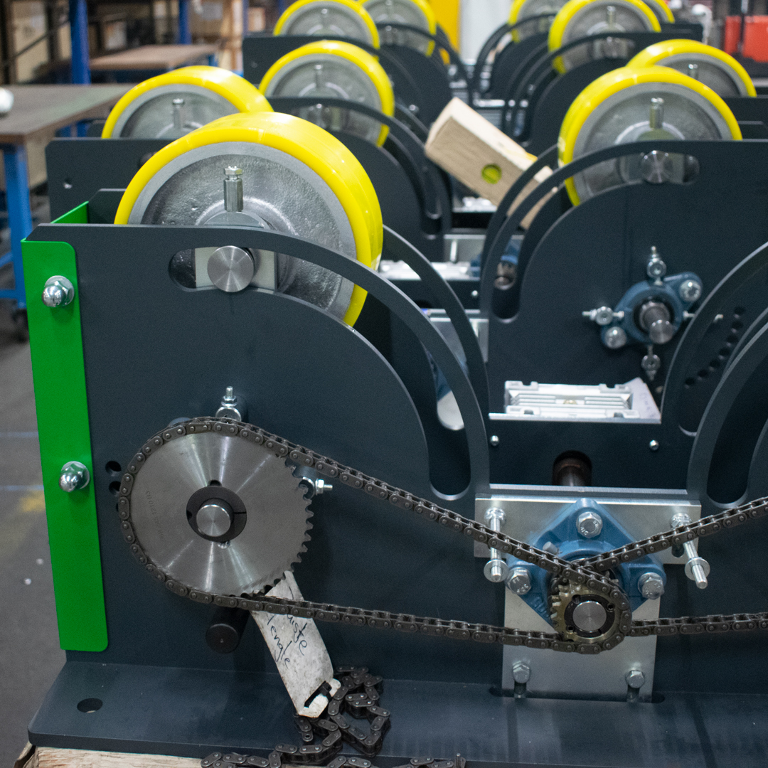 DumetaImpExp's tweet photo. Many lightweight welding rotators in the making! All of these have a capacity of 3t.
The D-DWR series is made in our workshop in Oldenzaal, NL.
https://t.co/otYCePQZnx
#madeinholland #madeinthenetherlands #welding #welder #weldingrotator #weldingrotators #rotate #wip https://t.co/YEExBcQTXV