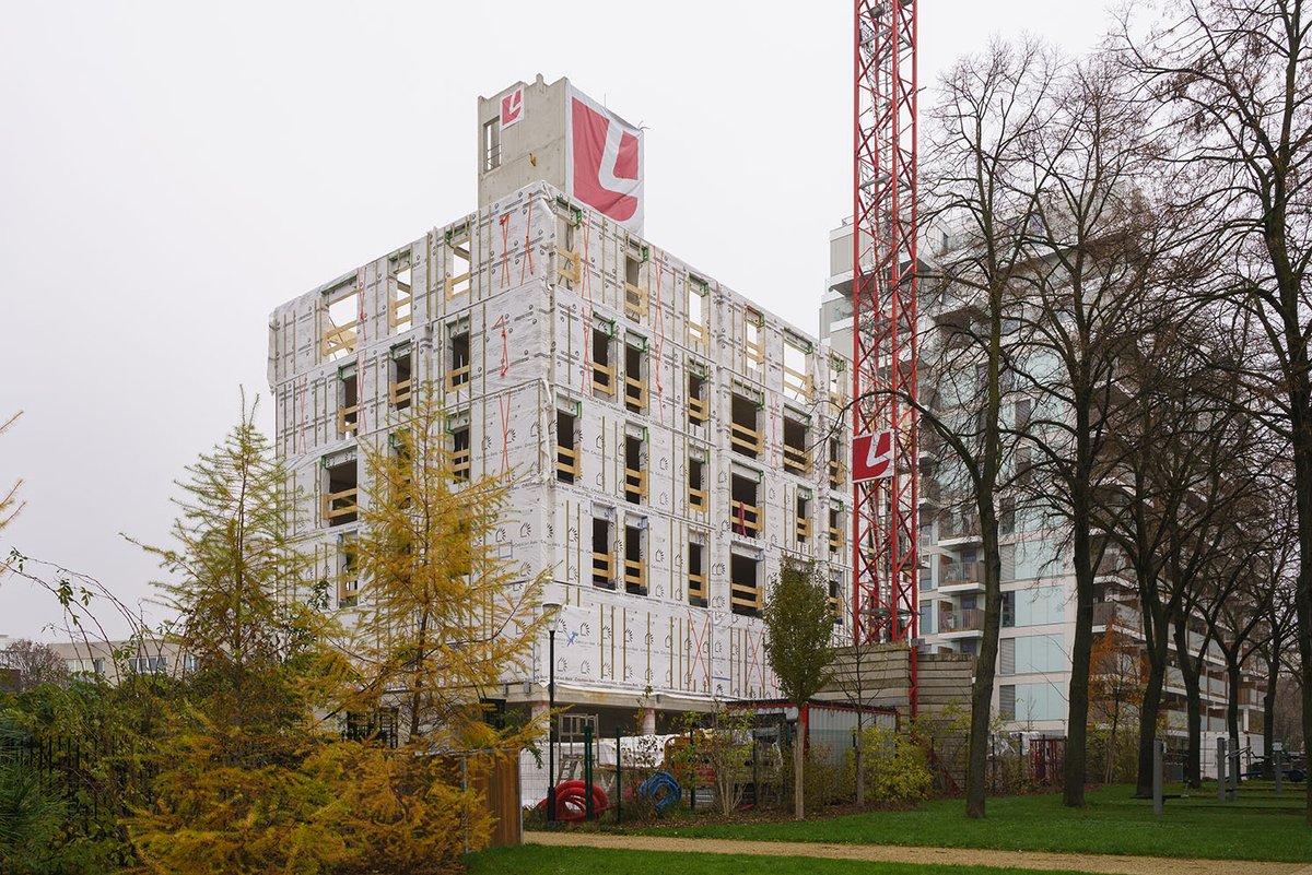 ElogieSiemp's tweet photo. Paul Bourget - Gerda Taro Lot 6
#étape #4 de notre chantier de #Construction #bois
👍SUPERSTRUCTURE... ça grimpe🎢 !
✅38 logements intermédiaires #Paris13.
Architecte #PhilipponKalt Entreprise #GroupeLegendre
©L’IMAGECONTEMPORAINE
#constructionneuve #Paris #LogementsSociaux https://t.co/70BFYdTVyO
