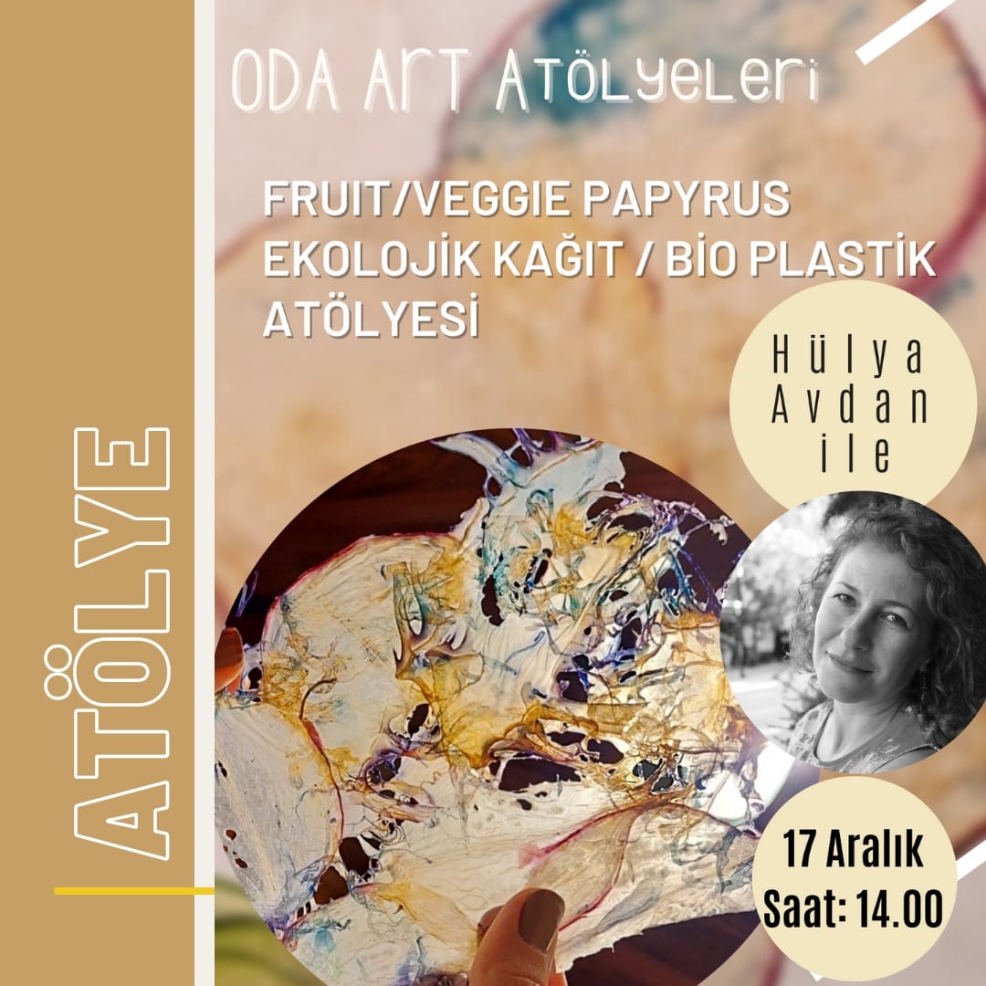 Bu cumartesi, yani 17 Aralık'ta yapılacak olan <a href="/GHavdan200/">Huyabdin</a> Ekolojik Kağıt/Bio Plastik Atölyesi için kayıtlarımız devam ediyor, bilgi için DM'e bekleriz 🌸