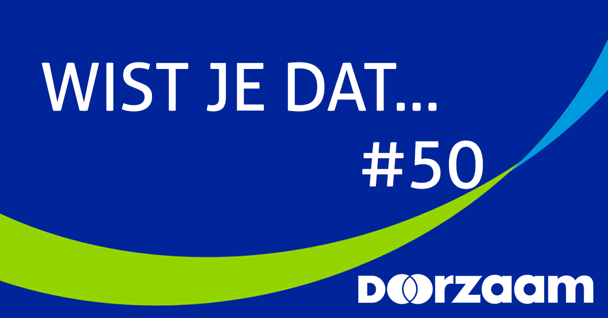Woensdag is Wistjedat-dag bij Doorzaam. Vandaag #50. Wist je dat we je gratis leerlijnen bieden?  
Net wat jij nodig hebt om te komen tot duurzame inzetbaarheid van jouw uitzendkrachten. 👉ow.ly/ny9k50GdLgL