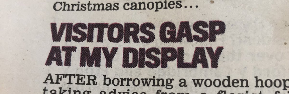 VictoriaCoren's tweet photo. Great article about Christmas decorations in the Mail this morning, with lots of women sharing ideas. I’d like to personally congratulate the editor who came up with these sub-headings. https://t.co/BPYDX6jdyH