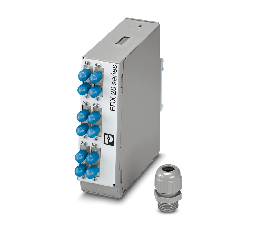PhoenixContactE's tweet photo. Mayor flexibilidad para soluciones de distribución: las cajas de empalme/distribución compactas de la serie FDX 20 para montaje en carril DIN se complementan con tipos adicionales de fibras y acoplamientos 👉https://t.co/48goEyjMDo https://t.co/5UBYFWtkQN