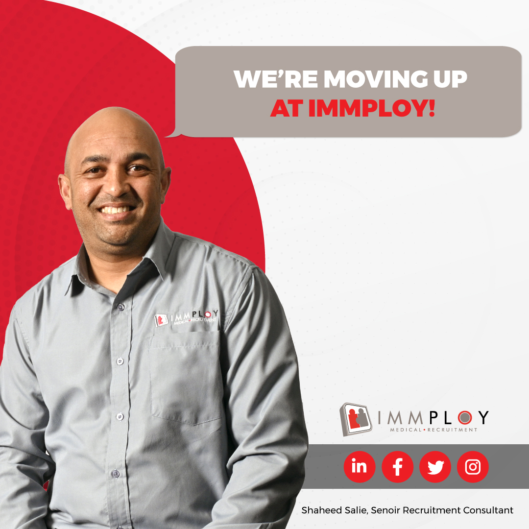 Immploy's tweet image. Shaheed first started as our OOH consultant and has recently been promoted to our Pharmacy desk. 

We love seeing our team members advance in their careers! 

Well done, Shaheed! 

#Immploy #ImmployMedicalRecruitment #Career #CareerGrowth #Growth #Promotions #Team #TeamMember