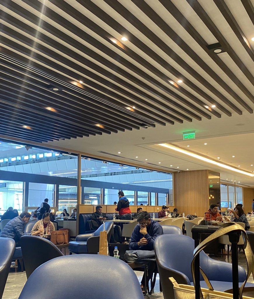 saum111's tweet photo. The best tea I have had in a long time @EncalmIndia lounge @DelhiAirport made by this lovely lady Sanjeevani! ☕️ #teatales https://t.co/V1dkDLSw9W