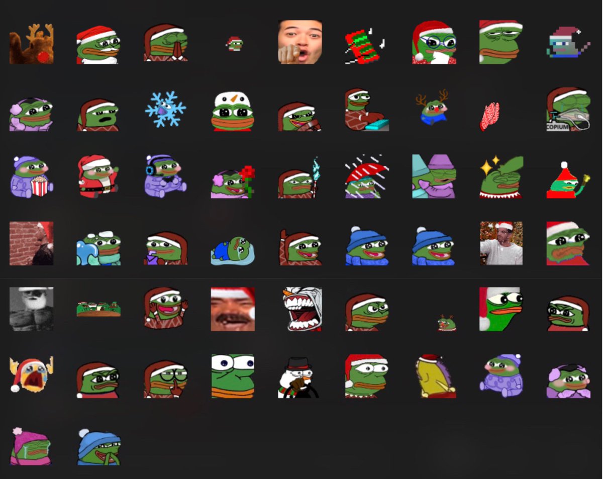 izzyfossil's tweet photo. LOOK AT ALL THE NEW EMOTES IN CHATBOO :D https://t.co/PE2e4bZmND