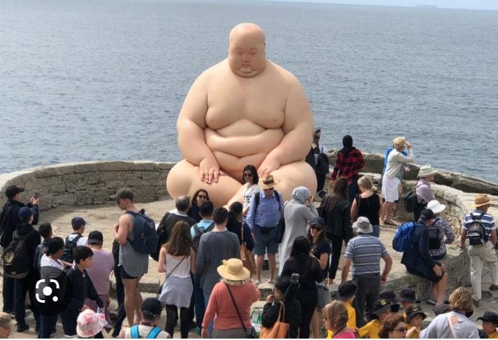 The people of Workington love me so much that they've erected a statute of me on the slag bank