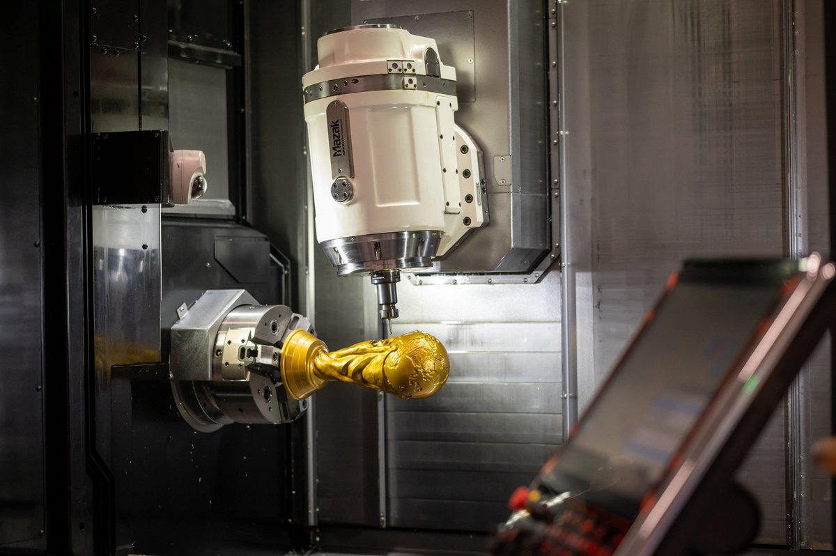 MazakEurope's tweet photo. We are proud to have showcased our #FifaWorldCup at the Open House at Mazak HQ last week!
A big thank you to everyone who came to see it.
#MazakEurope #INTEGREX https://t.co/H0ebUCDpLp