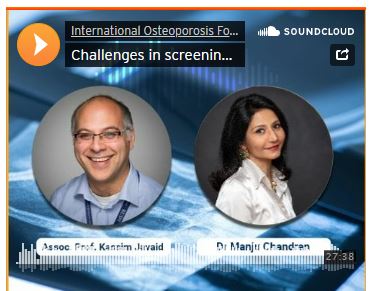 Listen to our new 27-min. podcast with expert speaker K. Javaid &amp; moderator M. Chandran as they discuss challenges in screening, diagnosis and management of FGF-23 hypophosphatemic diseases, with focus on tumour-induced #osteomalacia bit.ly/3hlloBx