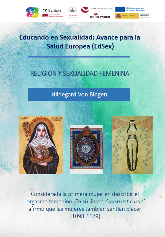 EdSexUclm's tweet photo. Hoy hablamos de Hildergard Von Bingen, la primera mujer en describir el orgasmo femenino. ¿Que opináis?

https://t.co/oJ1MDE45hH
#edsex #uclm #castillalamancha #toledo #universidad #diversidadsexual #educacionsexual #identidaddegenero #homosexualdiad #talleresuniversitario https://t.co/4WqRrWtUDd