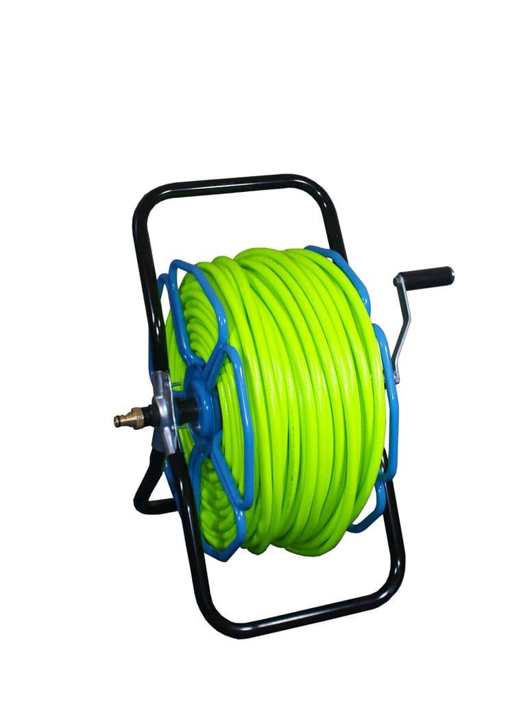 TheCleaningW's tweet photo. We're proud to offer our complete metal hose reel with 100m of 6mm microbore hi-vis reinforced hose. Includes a female rectus 21 6mm fitting and O-clips to secure the hose to the reel or fitting. Order yours today!
https://t.co/l70iFZcIUL 
#windowcleaning #waterfedpole #hosereels https://t.co/MWuzjvTIG4