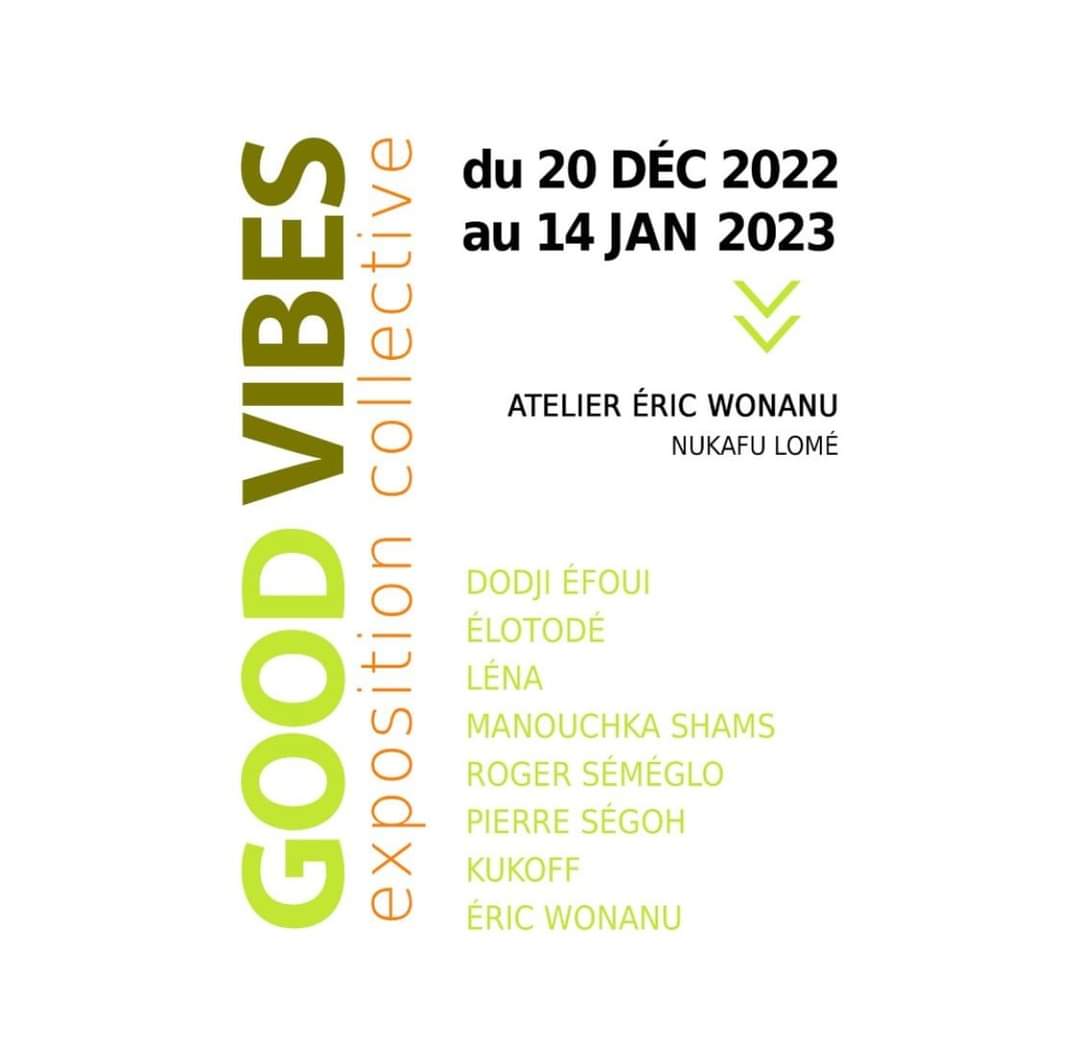 EricWonanu's tweet photo. Nous sommes à quelques jours de l'ouverture de la prochaine exposition à l'atelier Éric Wonanu. ''Good vibes'' regroupe 8 artistes togolais du 20 décembre 2022 au 14 janvier 2023. 

Vernissage le samedi 17 décembre à partir de 16h

Atelier Éric Wonanu sur Google Maps https://t.co/7usQZITtfF