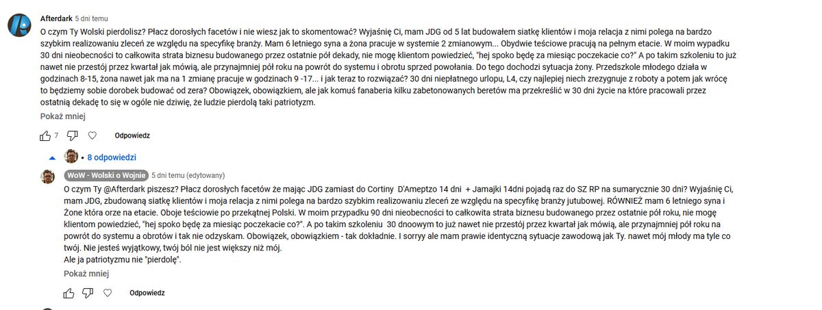 <a href="/m_podczarski/">MPodczarski</a> Fejk, niżej nie pocięty wpis który pokazuje że to co pisałem było o 180. odmienne. No ale nie mógł Pan zapytać bezpośrednio -prawda?