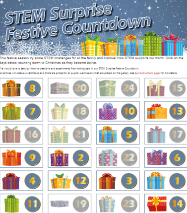STEMHUB_SE's tweet photo. Missed any of our #STEMFestive activities from this year's Countdown Calendar? You can still reveal surprises we've created for you behind each door. https://t.co/PYGukhUcWy #STEM #Parents #Teachers @STEMAmbassadors @ioauk @UK_CAA @AECOM @ThalesUK #festiveseason #schools #family https://t.co/GFKuYKM4IS
