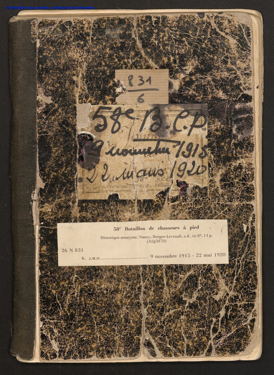 RhetyDominique's tweet photo. @MDHDefense Mise en ligne de nouveaux JMO de la Première Guerre mondiale. Celui du 58e BCP intéresse la #1GM #WW1 sur le #FrontdOrient et permet de comparer le récit de Libermann "Face aux Bulgares" en particulier sur les combats d'Arkangel @macedoniaww1 https://t.co/5EJ7dipbo2 https://t.co/Cnpd6CPV5l