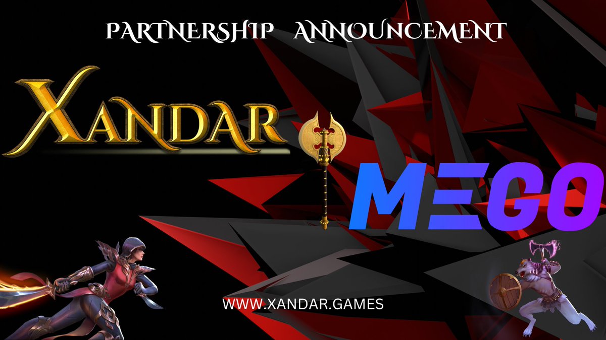 Hello Xandarians🤝!

We are ecstatic to announce our partnership with MEGO (<a href="/MEGO_Run/">MEGO - Meet'N'Go🏃🏽</a>).

Mego is a Social Fitness Super app that focuses on building an engaging community to connect people from the real world to the Virtual Fitness Society.

medium.com/@xandargames/m…

#Xandar #NFTs