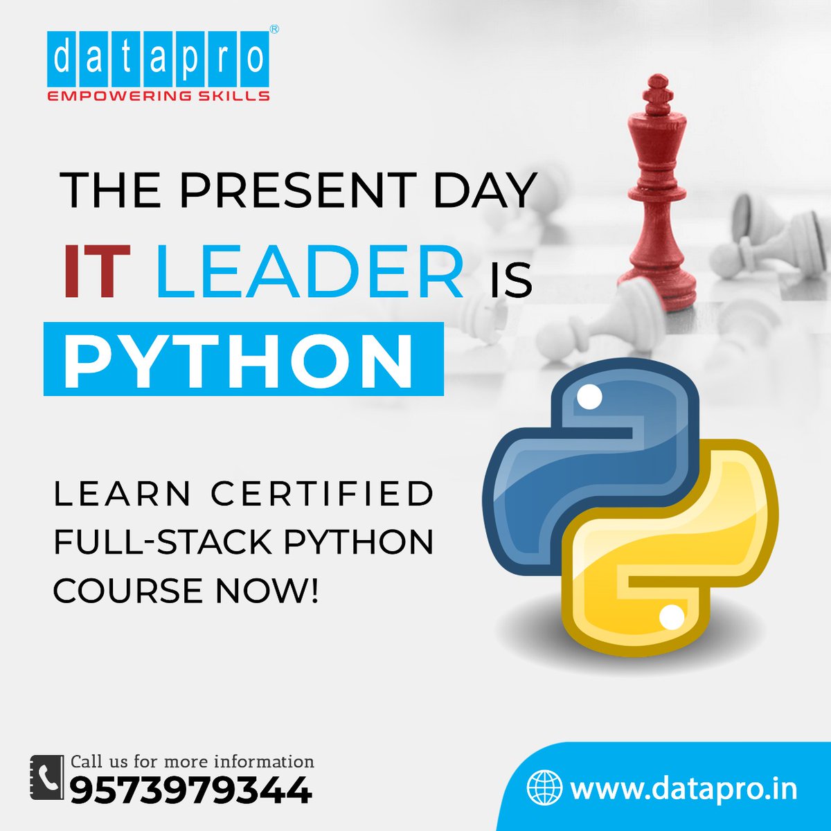DataproIndia1's tweet image. If you are interested in this course, then you are hitting the right chords.
Join Datapro today for the certified Python training course.
Join Now…
Contact for more information - +91 95739 79344
.
.
.
#fullstackpython #fullstackpythondeveloper #fullstackpythondjango