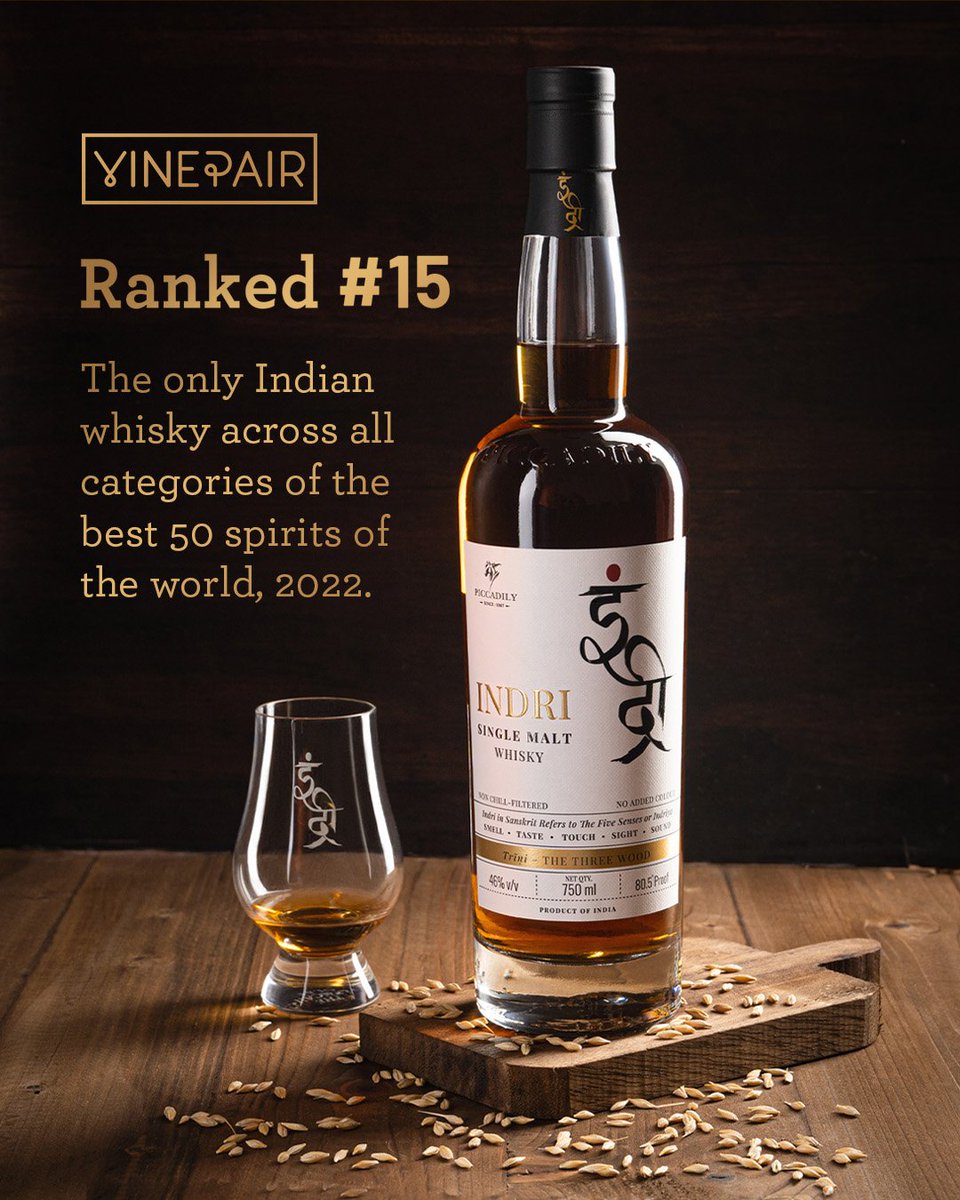 Loved by the world, Indri Trini has ranked #15 across all categories in the VinePair’s curation of The 50 Best Spirits of 2022!

Article - vinepair.com/articles/the-5…