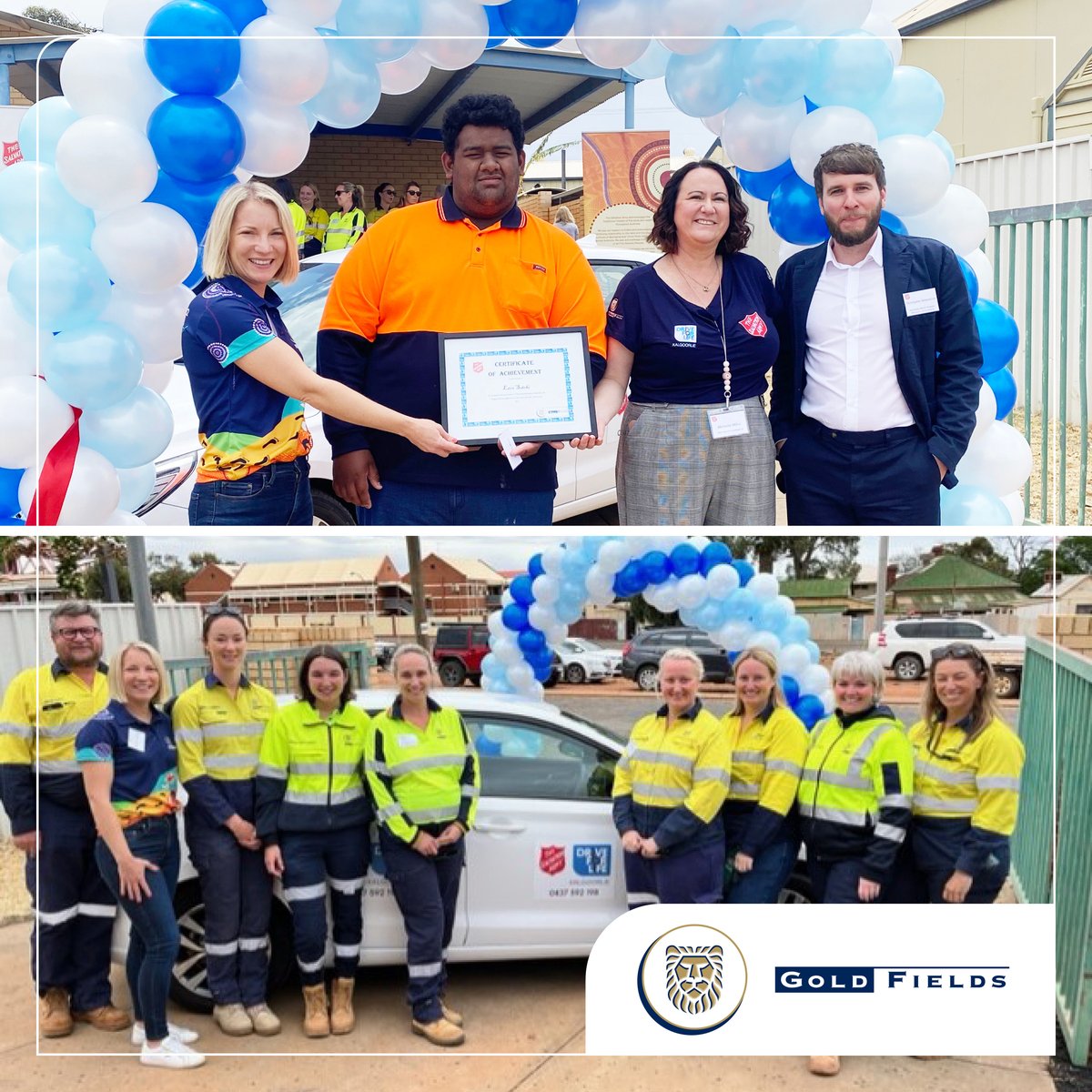 GoldFields_LTD's tweet photo. #GoldFields Australiathis week announced support of A$600,000 to the Salvation Army’s new #DriveforLife programme in Kalgoorlie near our #StIves mine. Drive for Life assists local youth in obtaining their drivers’ licenses, an important step for a young person's future.

#mining https://t.co/jAbGMs3psk