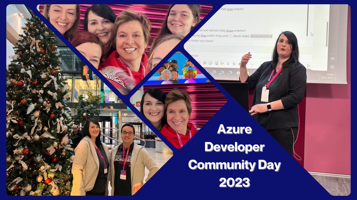 we_are_skaylink's tweet image. Gestern fand der Azure Developer Community Day in München statt. Auch Alexandra und Sabrina waren von uns mit dabei und konnten neue Kontakte knüpfen sowie bestehende vertiefen. Zudem gab es zahlreiche Vorträge zu Neuigkeiten und Trends aus der Branche.
#AzDevCom #WirSindPartner