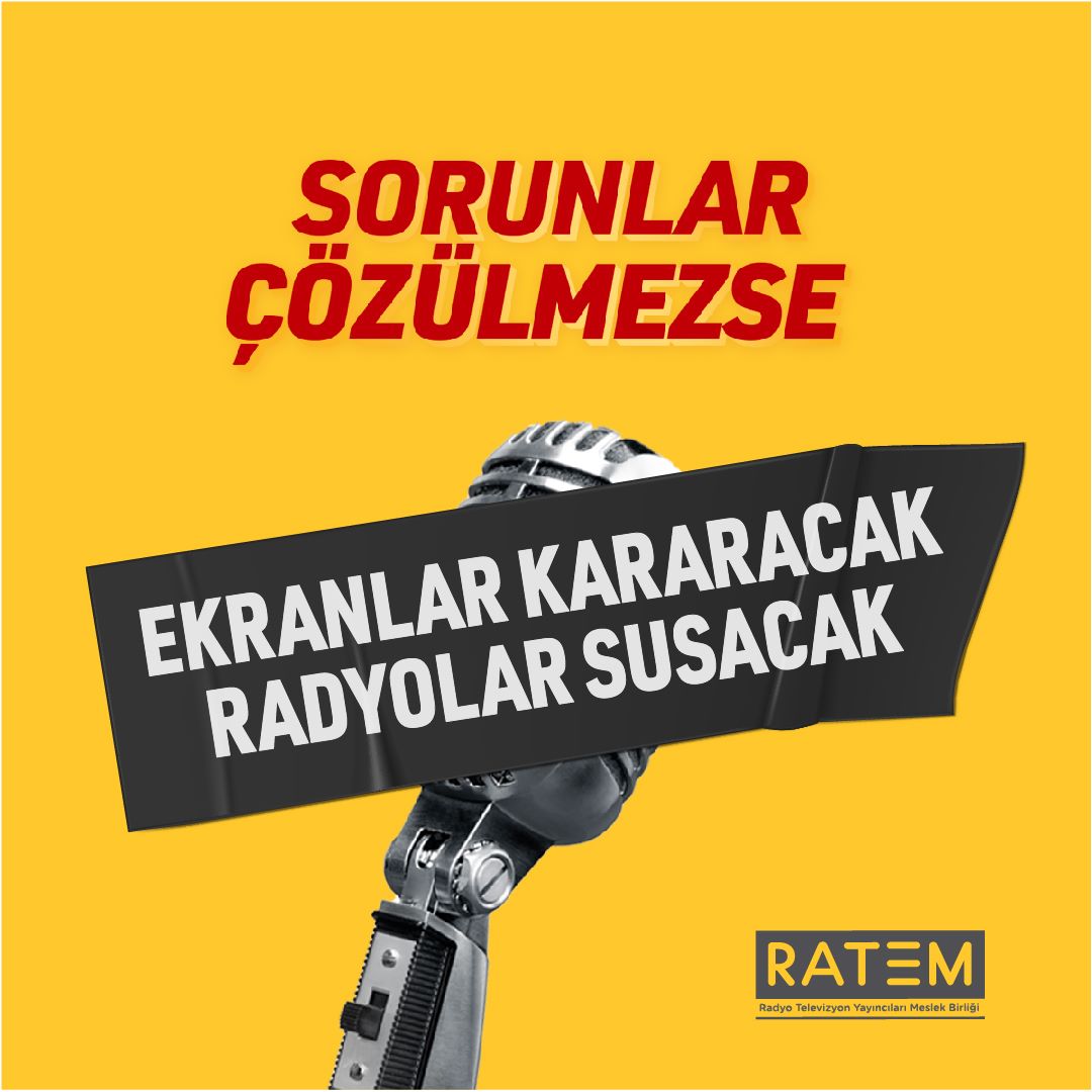 kanal80's tweet photo. Bu sesi duyun!

Sorunlar çözülmezse, ekranlar kararacak, radyolar susacak! https://t.co/1y6P54bPUP