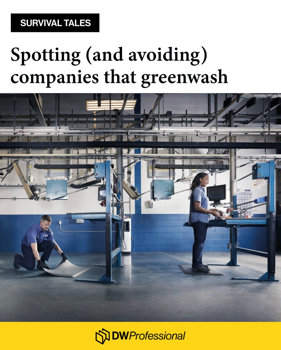 How can designers rate the sustainability commitment of a potential client? Here is how to single them out (and, ultimately, avoid working with them). Full interview: bit.ly/3hq4Wju

#DWProfessional #greenwashing #sustainabledesign