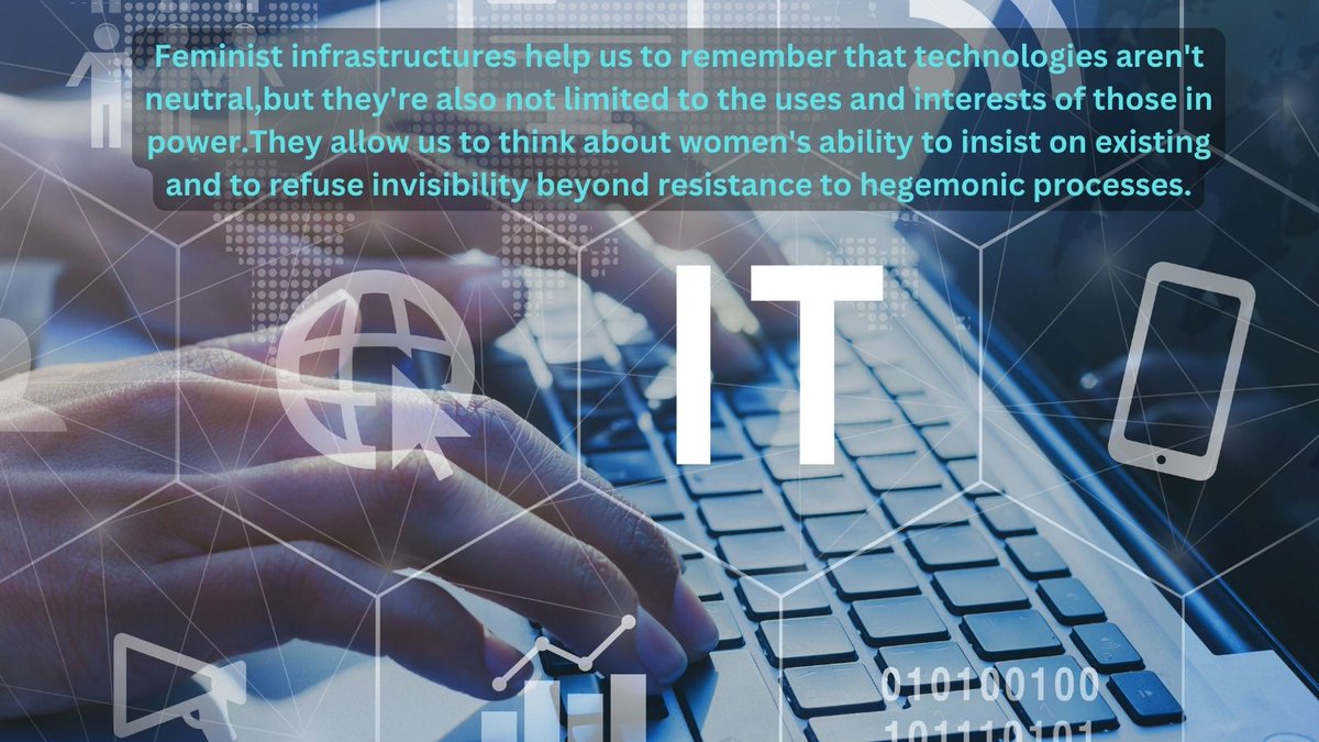 PadaPlatform's tweet photo. A feminist perspective on technology and infrastructure helps to bring out points such as- the place where people live and their social class resonate in the level of their access to information and knowledge. #ICT #hervoice #techspaces https://t.co/cIJ1D3gAUf