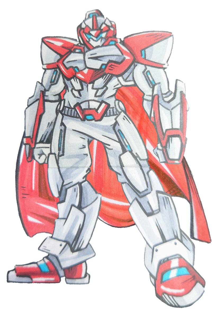 「おえかきオリキャラのヒーローだよ 」|にこやかのイラスト