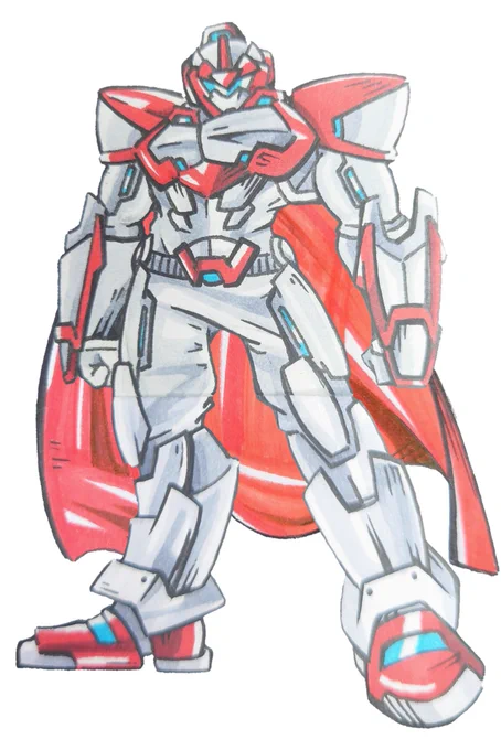 おえかきオリキャラのヒーローだよ 