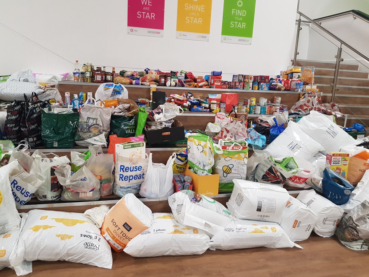 olive_bham's tweet photo. A fantastic response to our #FestiveWinterGiftProgramme. A huge thank you to our pupils, parents and staff for their generous donations. #Food4all #Service #WeAreStar https://t.co/h2LttMTfWB