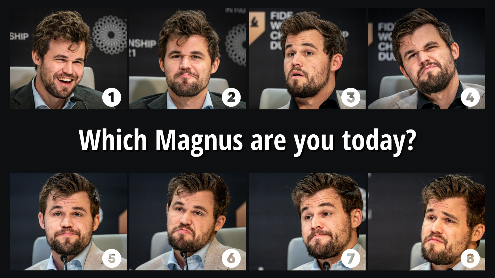 International Chess Federation on X: Which Magnus are you today