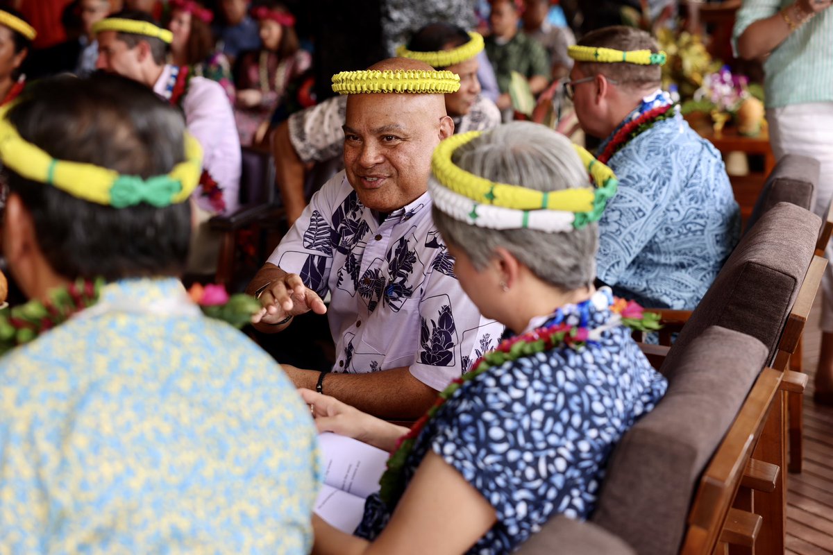 SenatorWong's tweet image. Our bipartisan delegation visited Pohnpei today, as we celebrate 35 years of bilateral relations between Australia and the Federated States of Micronesia.

Deeply honoured that President Panuelo described Australia as a trusted Pacific partner – it is a sentiment we share.