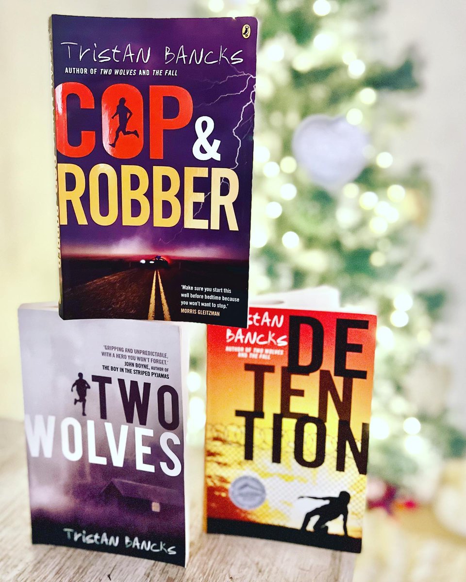 tristanbancks's tweet photo. WIN three signed books for Christmas! Plus poster and bookmark. Perfect for ages 10+ (to adult 😉). Just retweet this post and you’ll be in the running. Winner announced Sat 17 December! Merrry Christmas. 🧑‍🎄 🎄

#mglit #yalit #christmasbooks #literacy #readersoftwitter #kidlit https://t.co/ei6yRXmIZW