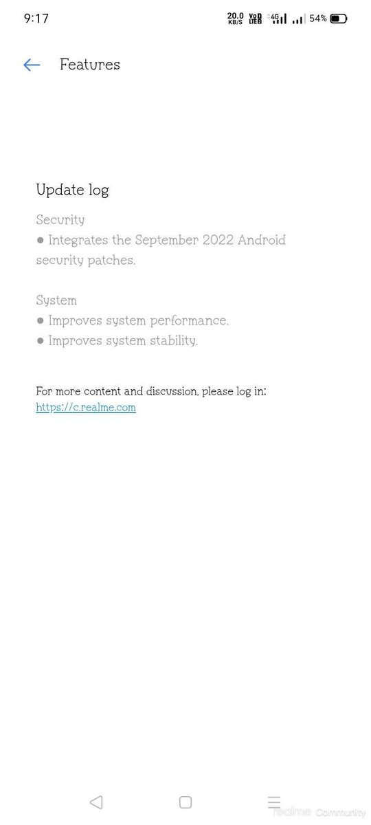 SamNewsRooms's tweet photo. Realme 5
Region - India
Release date: 12/12/2022
Android Security Patch Level: September 2022
Software Version: RMX1911EX_11_C.83
#realme #Realme5 https://t.co/vCO5IJMPZp