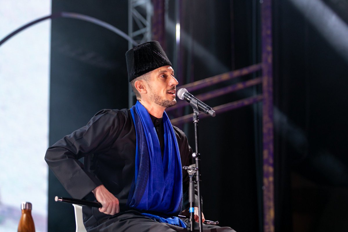 Offendum's tweet photo. The #LittleSyria gang went out w/ a bang! 🎆 1000 thanks to @QF for giving us the opportunity to perform at the #DreeshaFestival on our final night in #Doha. 🇶🇦 What a beautifully epic way to close out this unforgettable @FIFAWorldCup experience. 🪬 #Sinsyrianly — #OmarOffendum. https://t.co/HJroYqgJ94