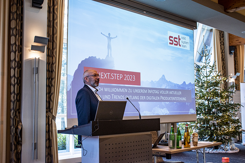 SolidSystemTeam's tweet image. Die #SSTnextstep 2023, unsere Veranstaltungsreihe rund um Themen und Trends entlang der digitalen Produktentstehung, war ein voller Erfolg! Wir freuen uns sehr über das positive Feedback der Teilnehmer zur Themenauswahl und Ausgewogenheit zwischen dem #CAD und #PDM Schwerpunkt!