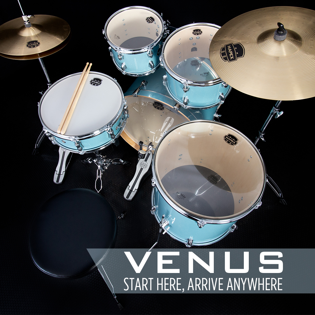 MapexDrums's tweet photo. The new Venus Series is the perfect Christmas present for the aspiring drummer, containing snare, complete set of stands and pedals, cymbals, throne, and  sticks.
Contact YOUR local Mapex dealer and make it a Mapex Christmas.
#mapexfamily #mapexchristmas #playmore #drummerforlife https://t.co/eeJKHEtSSN