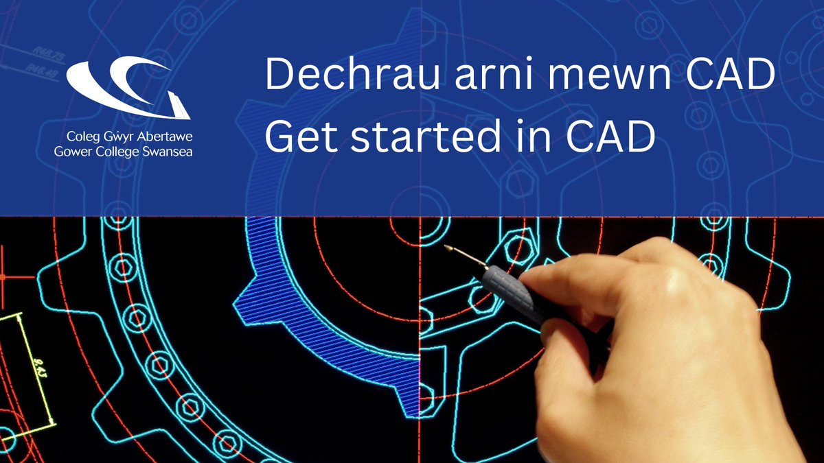 GCS_Training's tweet photo. Are you an #engineer? Need to learn #CAD? 🤔 

🖥️ Get started in CAD
📅 Mondays from 16 January 
⏰ 6-9pm 

Register now 👉 https://t.co/teWR9d5s5p 
 
#Engineering | #ComputerAidedDesign | #PartTimeCourse | #Swansea | @GowerCollegeSwa https://t.co/1Y6M9dnEHl