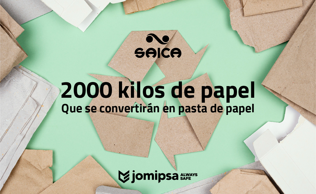 jomipsa's tweet photo. @SaicaGroup_es certifica a #Jomipsa la correcta #GestiónMedioambiental de 2️⃣0️⃣0️⃣0️⃣ 𝗸𝗶𝗹𝗼𝘀 𝗱𝗲 𝗽𝗮𝗽𝗲𝗹, para que puedan convertirse en pasta de papel.
Un paso ➕ para un planeta mejor 🌱💪🌎
#reciclaje #EconomíaCircular #Sostenibilidad #ODS13 #MedioAmbiente #Reciclado https://t.co/mzrxZ3XcX8