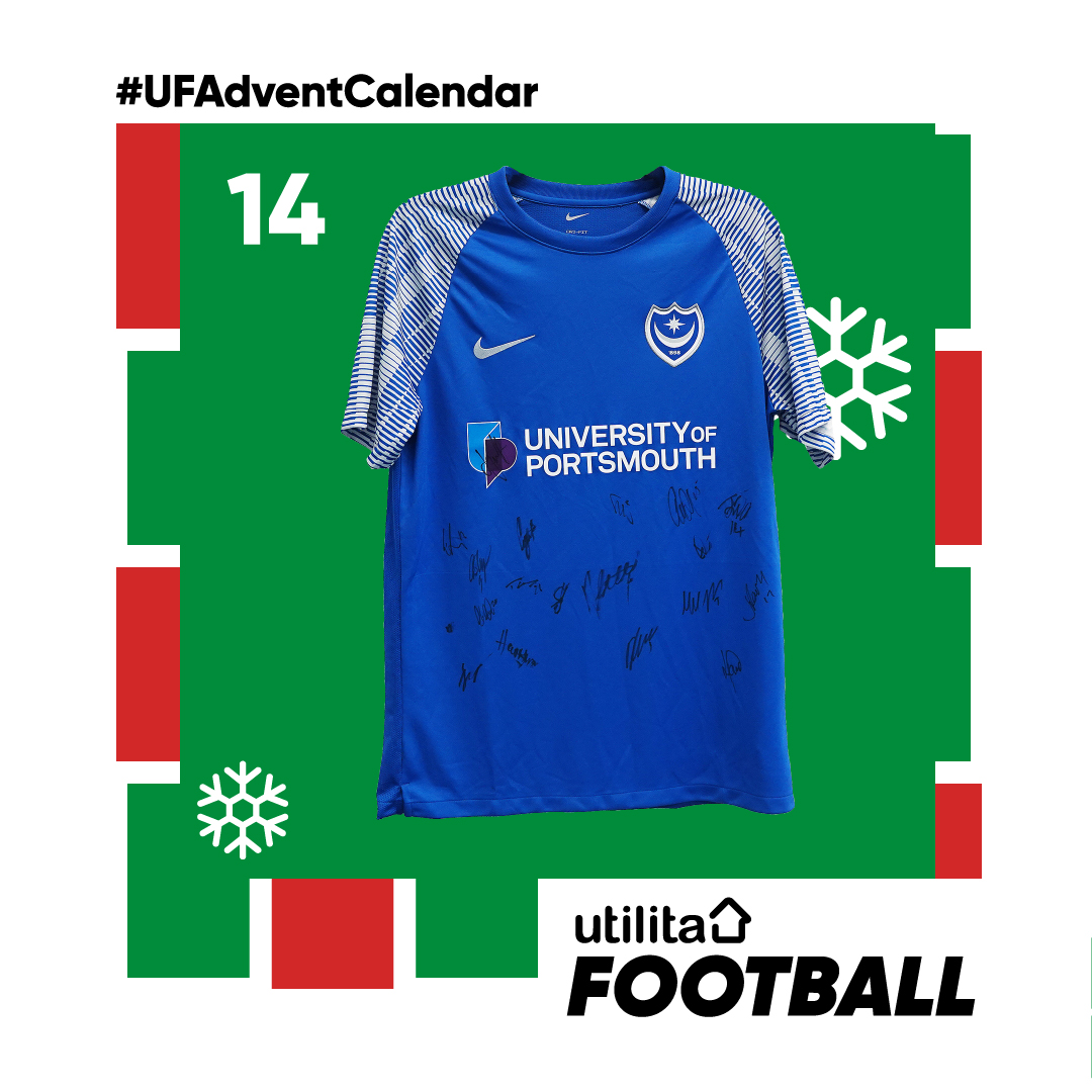 🎁 𝐔𝐅 𝐀𝐝𝐯𝐞𝐧𝐭 𝐂𝐚𝐥𝐞𝐧𝐝𝐚𝐫 🎁

✍️ Win yourself this 22/23 signed <a href="/Pompey/">Portsmouth FC</a> home shirt for Christmas!

RT, follow us and tag a mate for the chance to win - winners will be notified by DM

⌛ Entries close 10am December 15th

#UFAdventCalendar 📆 | #Pompey