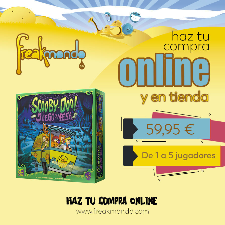 SCOOBY-DOO! EL JUEGO DE MESA
Haz tu compra online.
freakmondo.com
Ayúdanos y comparte esta publicación. Dale a like, guarda y comparte.
.
#freakmondo #navidad #juegosdemesa #merchandasing #granada #callecruz #friki