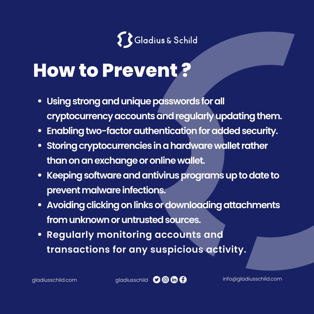 GladiusSchild's tweet photo. Cryptocurrency Attacks
#stayschild #cryptocurrency #attacks #cryptocurrencyattacks #security #cybersecurity #hacking #hacker #cyberattack #cyberworld #data #datasecurity https://t.co/QvjXBGznDv