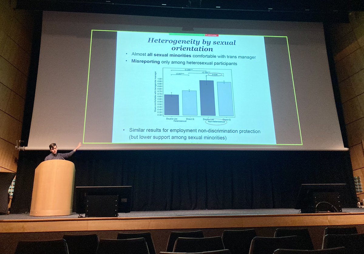 Great presentation on Labor Market Discrimination Against Transgender People by @SansoneEcon for the second day of the Gender workshop in @ENSdeLyon today !