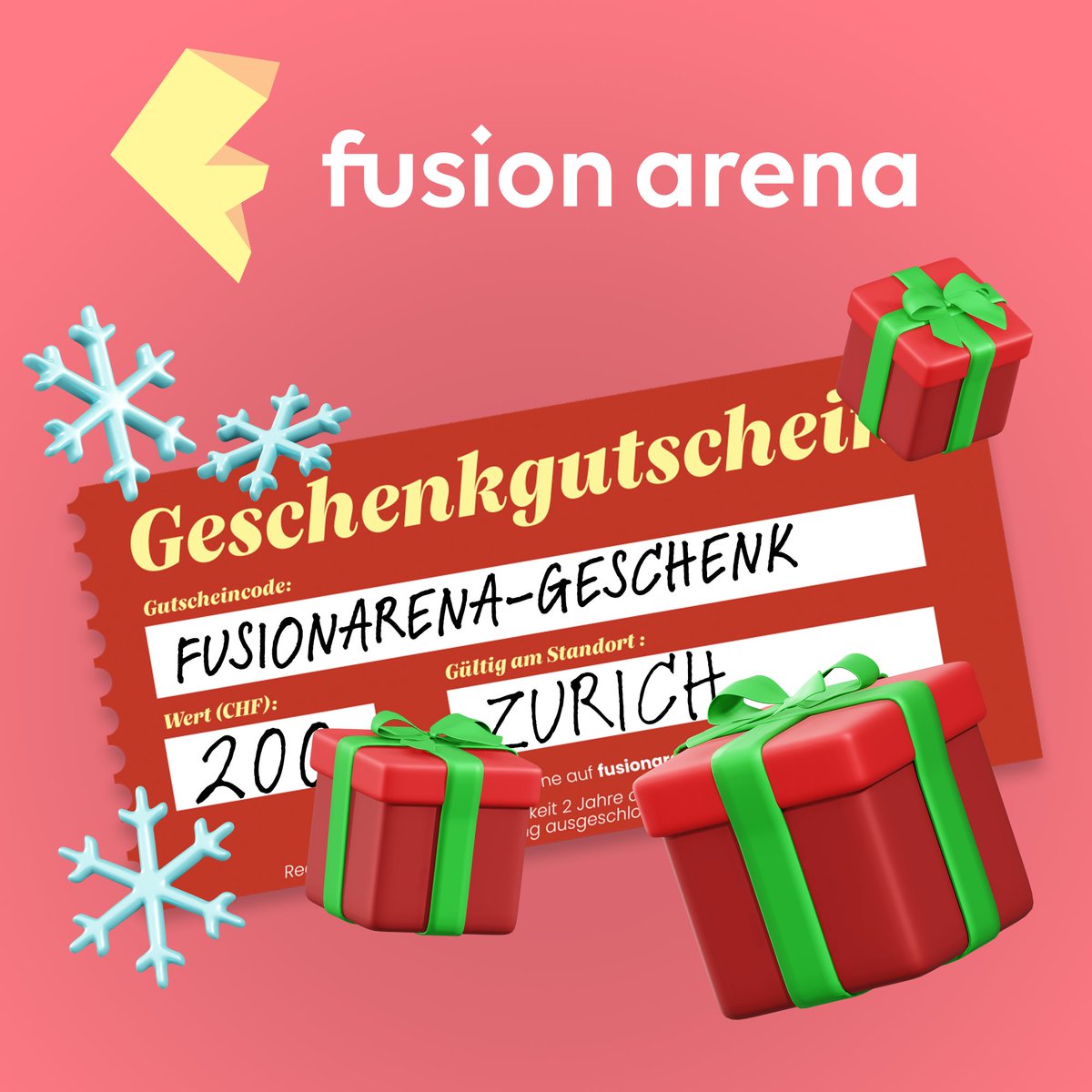 Noch auf der Suche nach dem passenden Weihnachtsgeschenk? Wie wäre es denn mit einem geschenkten Erlebnis in der virtuellen Realität?
zuerich.fusionarena.ch/geschenkgutsch…