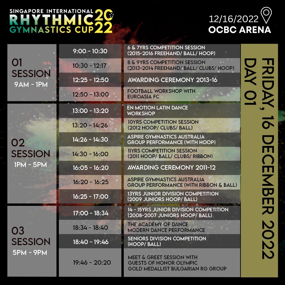 BPanovaAcademy's tweet photo. #SIRGC IN 2β£ DAYS! To plan your day, here is the detailed π for the competition program, workshops, performances, & other activities you can enjoy. Choose your sessions wisely, and each π for these sessions are available through here: https://t.co/ArOvwj5R72 π
#SIRGC https://t.co/scsIZOat0D