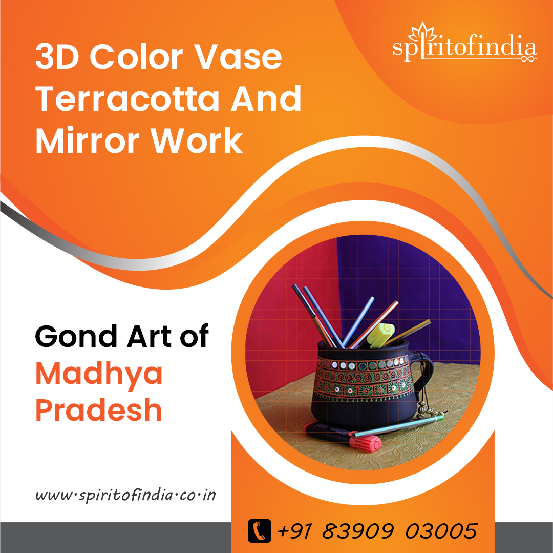 SpiritOfIndia4u's tweet photo. Handmade 3D Color Work Black Vase with mirror work Gond Art Painting. 
Shop Now: https://t.co/R7l7A1wOoW

#handmade #handmadegifts #handmade #handmadewithlove #3d #3dart #vase #decor #decoration #decorationideas #gondart #gondartwork #madhyapradesh https://t.co/qh49vClDFK