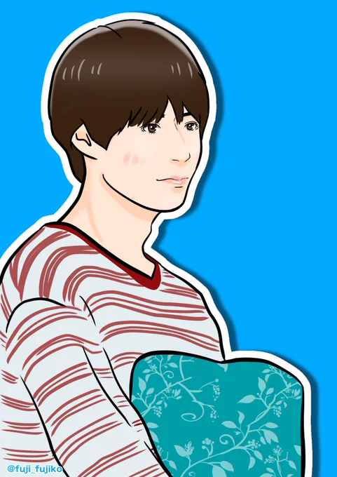 #舞いあがれ【第53回おまけ】描かずにはいられない吉田学生の可愛らしさよ。#舞いあがれ絵#舞いあが絵#醍醐虎汰朗 